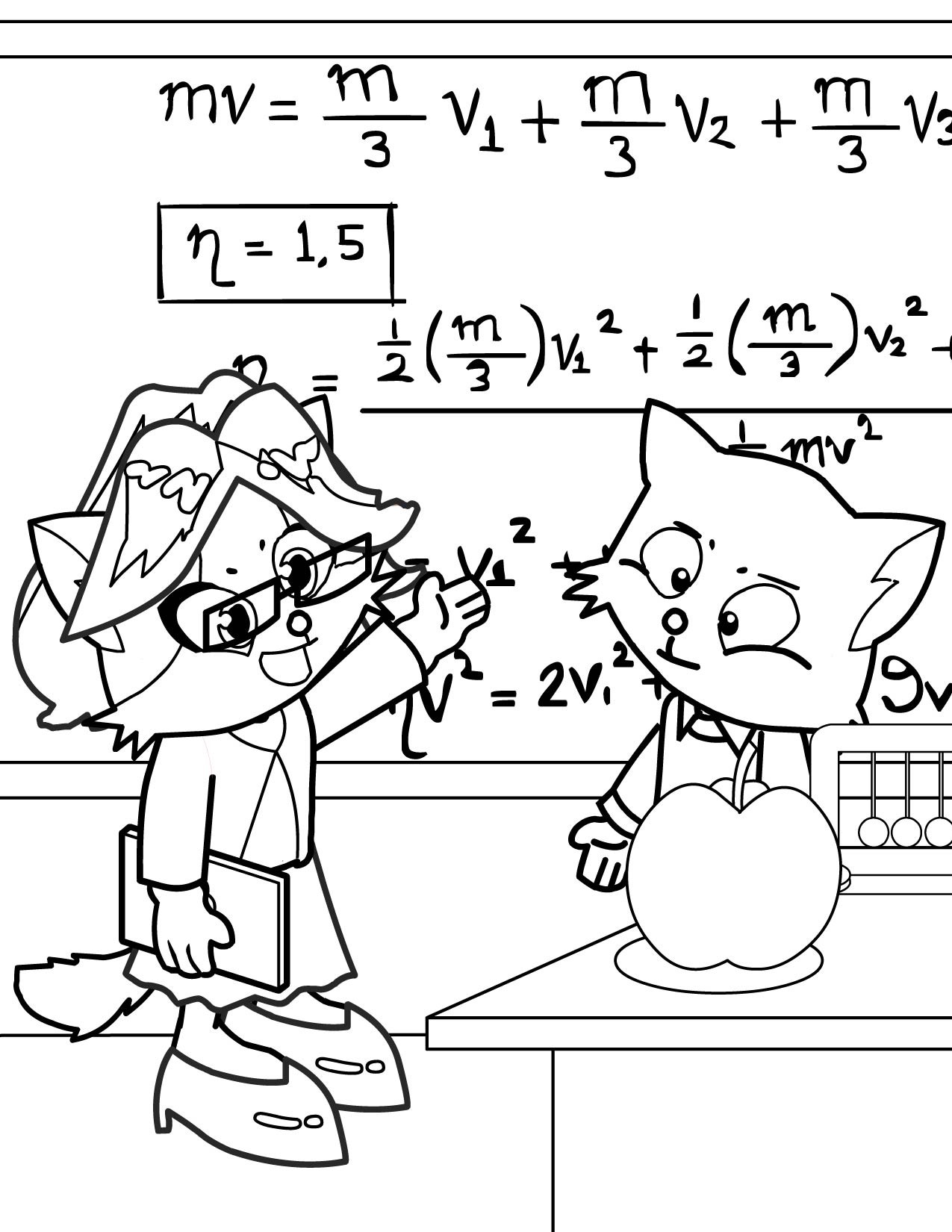 1275x1650 Coloring Page Teacher Best Of Teacher Coloring Line Pre School