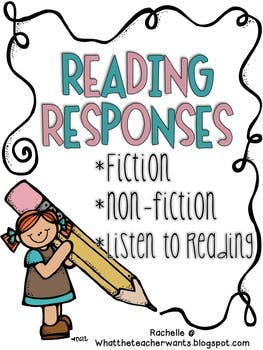 263x350 Reading Responses By Rachelle Smith Teachers Pay Teachers