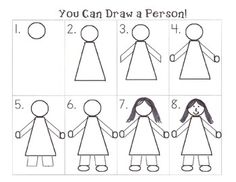 236x182 Teach The Kids How Draw A Person The First Week Of School