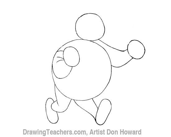 550x442 Cartoon Santa Claus