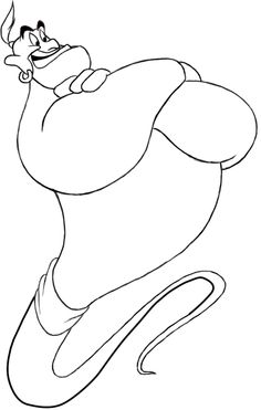 236x371 Disney Cartoon Pencil Drawings Walt Disney S Aladdin Pencil