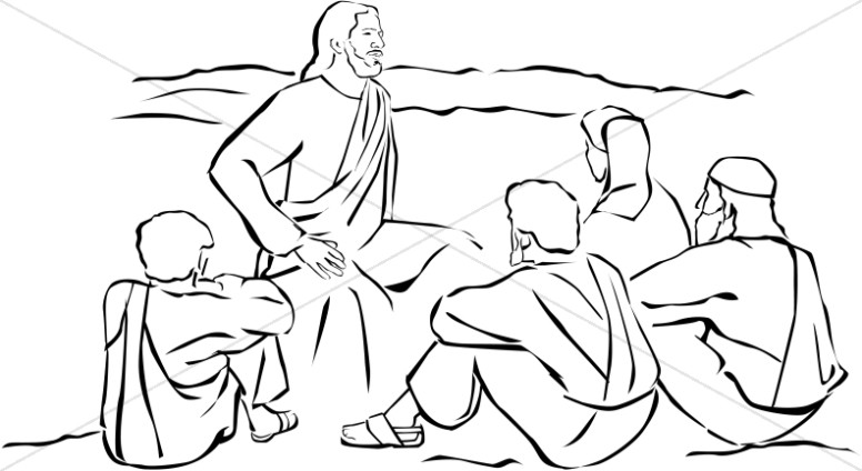 776x424 Jesus Sitting And Teaching Jesus Clipart