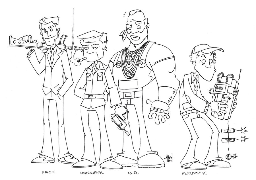 900x632 The A Team By Tyrannus