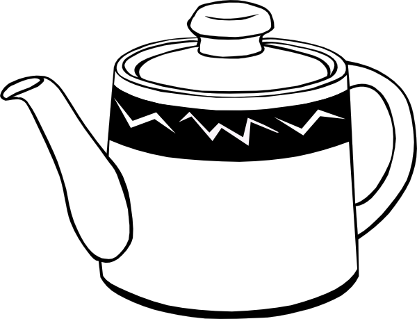 600x459 Tea Pot Clip Art Free Vector 4vector