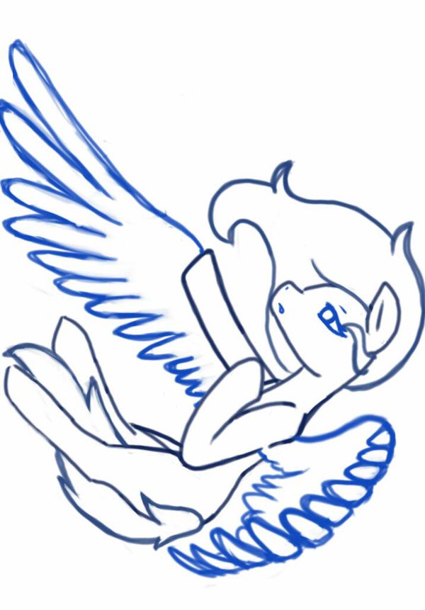 600x861 Mlp Free Fall (The Wings Were Sooo Hard Tear) By