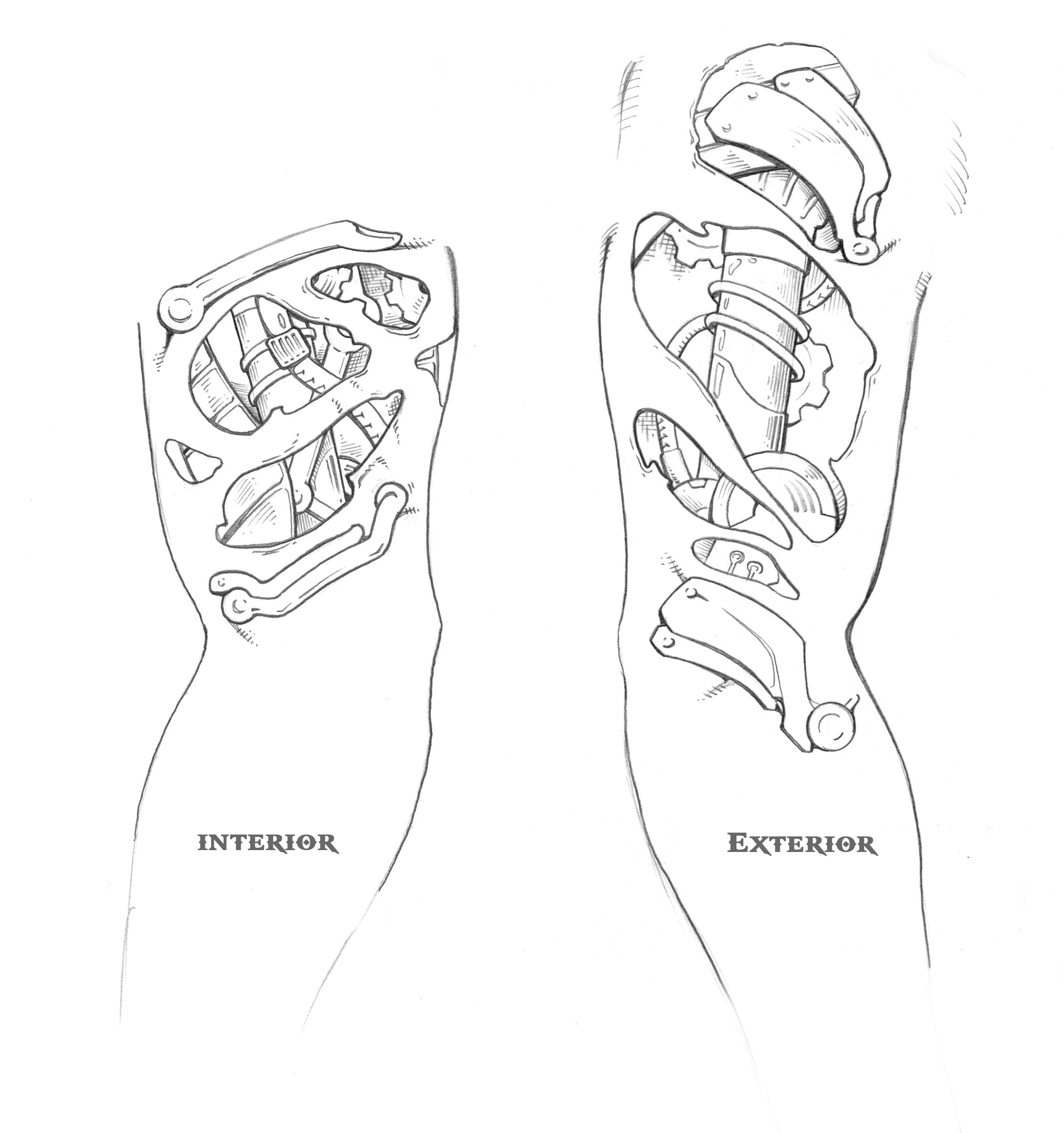 2254x2399 Tear Away Tattoo By Goodmonsterguy