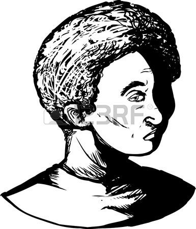 385x450 Outlined Black Youth With Eyes Closed And Tears Royalty Free