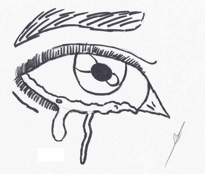 Teary Eyes Drawing at GetDrawings | Free download