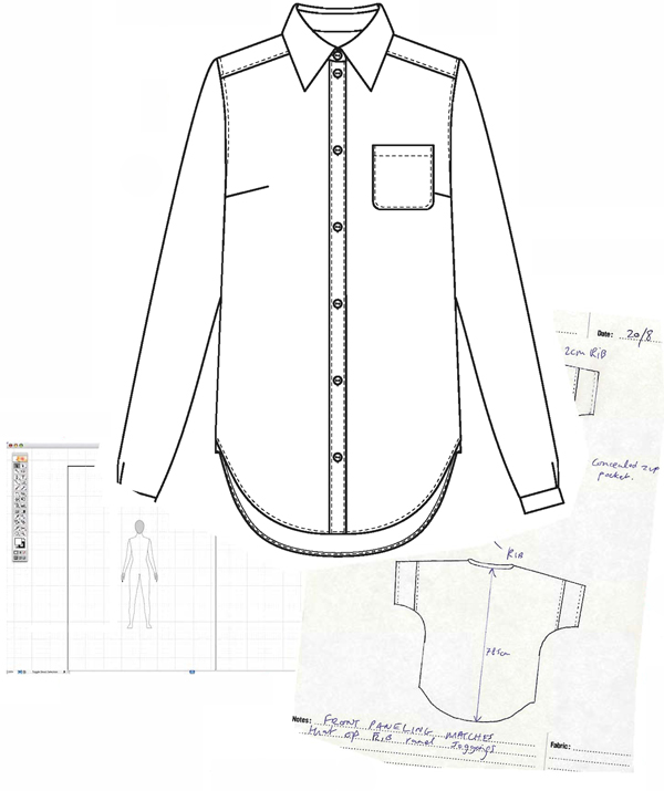 600x715 Technical Fashion Drawing Fashion Design Images