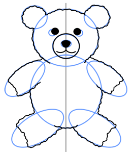 260x300 How To Draw A Teddy Bear