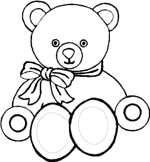 490x528 Free Coloring Pages. Step By Step Drawing Of A Teddy Bear How