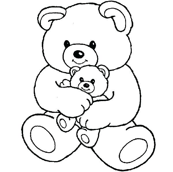 600x599 Inspirational Coloring Page Teddy Bear Crayola Photo Free