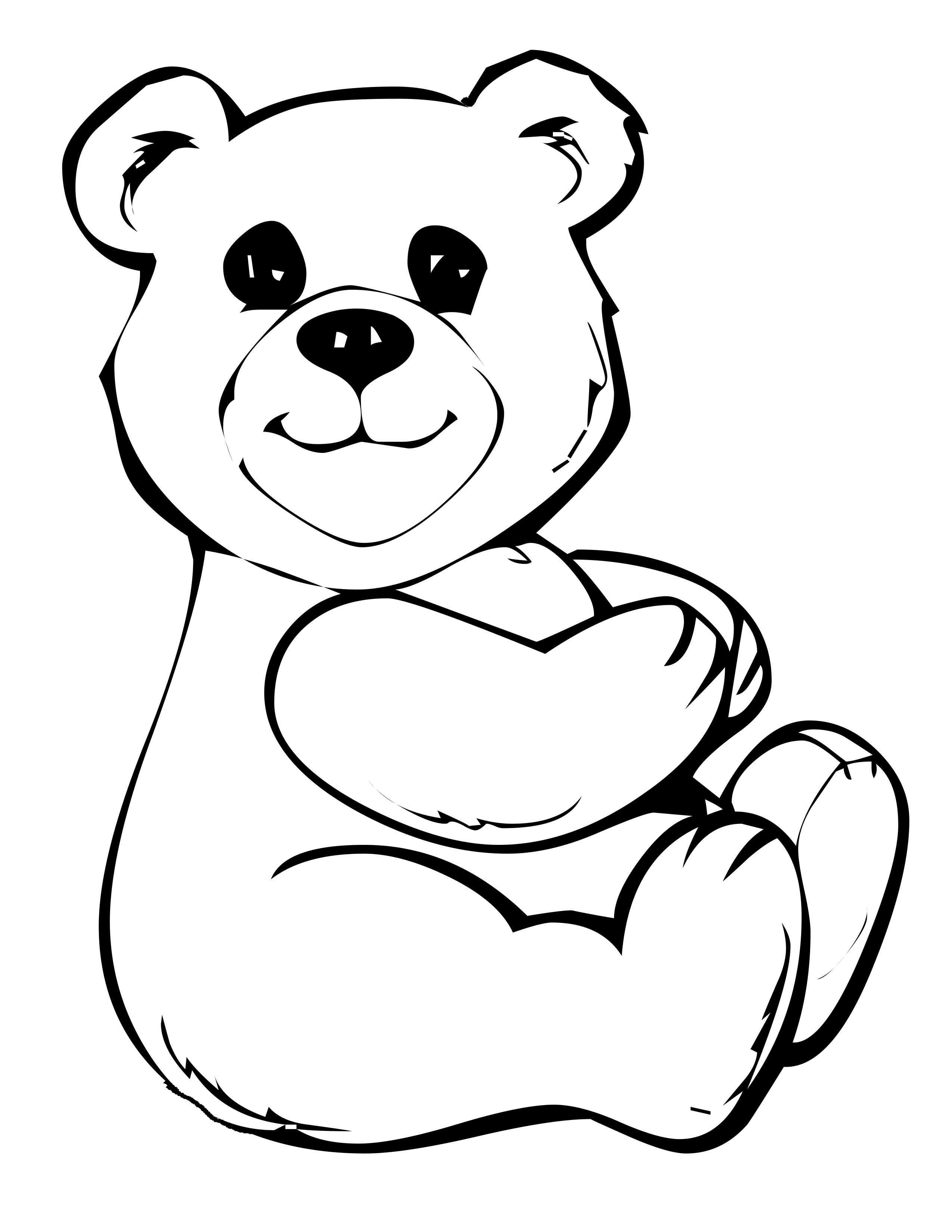 2550x3300 Small Cute Teddy Bear Sitting Relaxed Teddy Bears