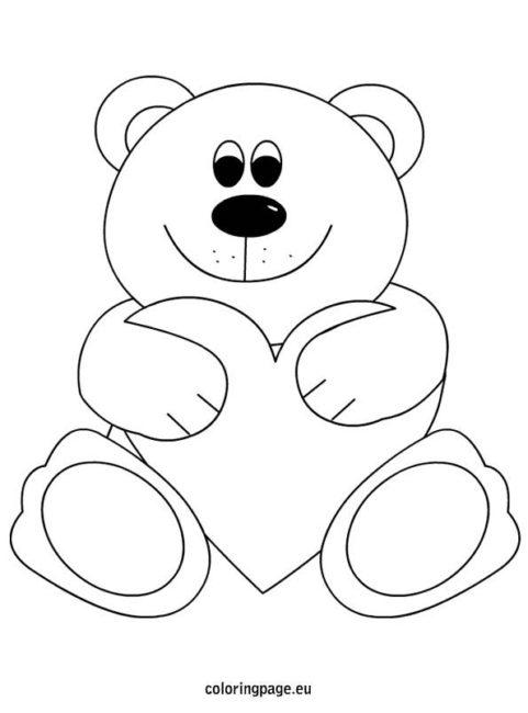 481x650 Teddy Bear Coloring Pages 4 Nice Coloring Pages For Kids