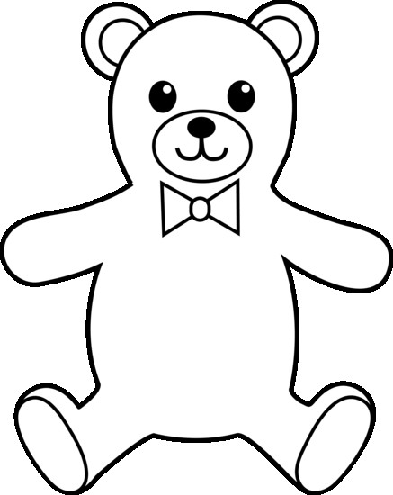 Teddy Bear Drawing Outline at GetDrawings | Free download