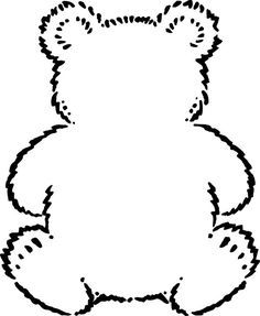 236x287 The Best Teddy Bear Outline Ideas On Teddy Bear