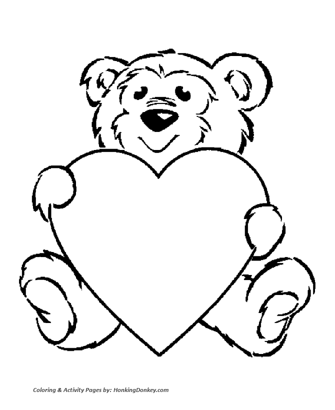 670x820 Valentine's Day Hearts Coloring Pages
