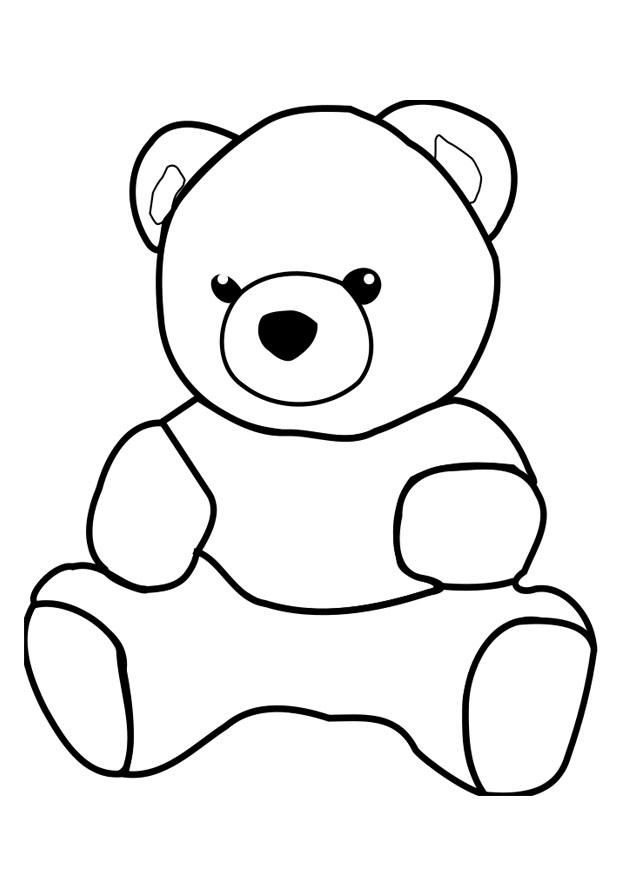 620x875 Coloring Page Bear