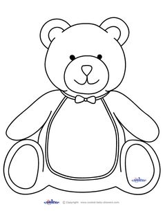236x305 Outline Teddy Bear Coloring Page Cut Out Allentown Pa News