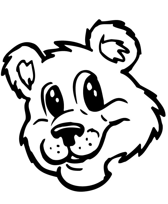 Teddy Bear Face Drawing at GetDrawings | Free download