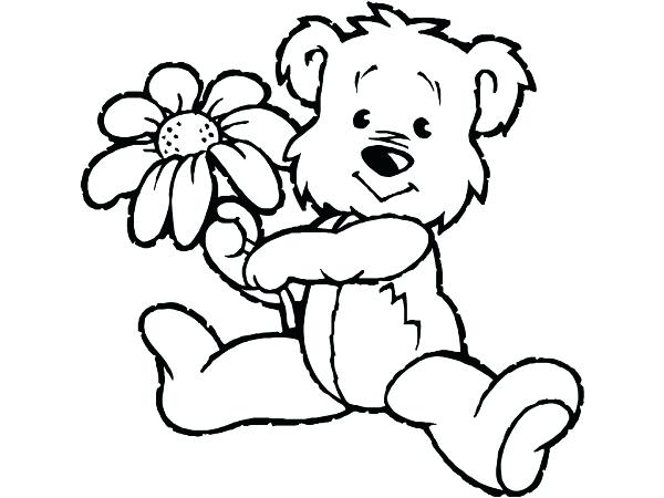 600x450 Teddy Bear Coloring Page 74 Together With Teddy Bear Coloring Page