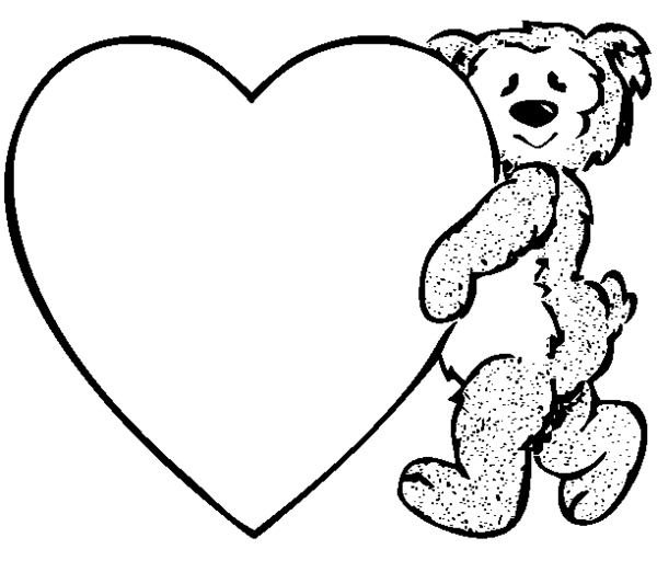 600x522 Heart Teddy Free Images