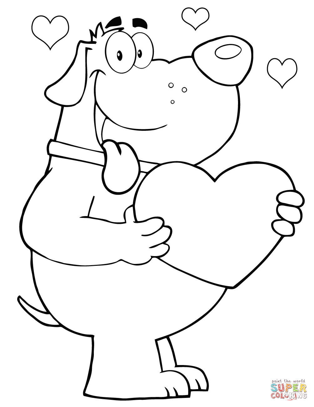 1004x1300 Teddy Bear Holding A Red Heart Coloring Page Free Printable