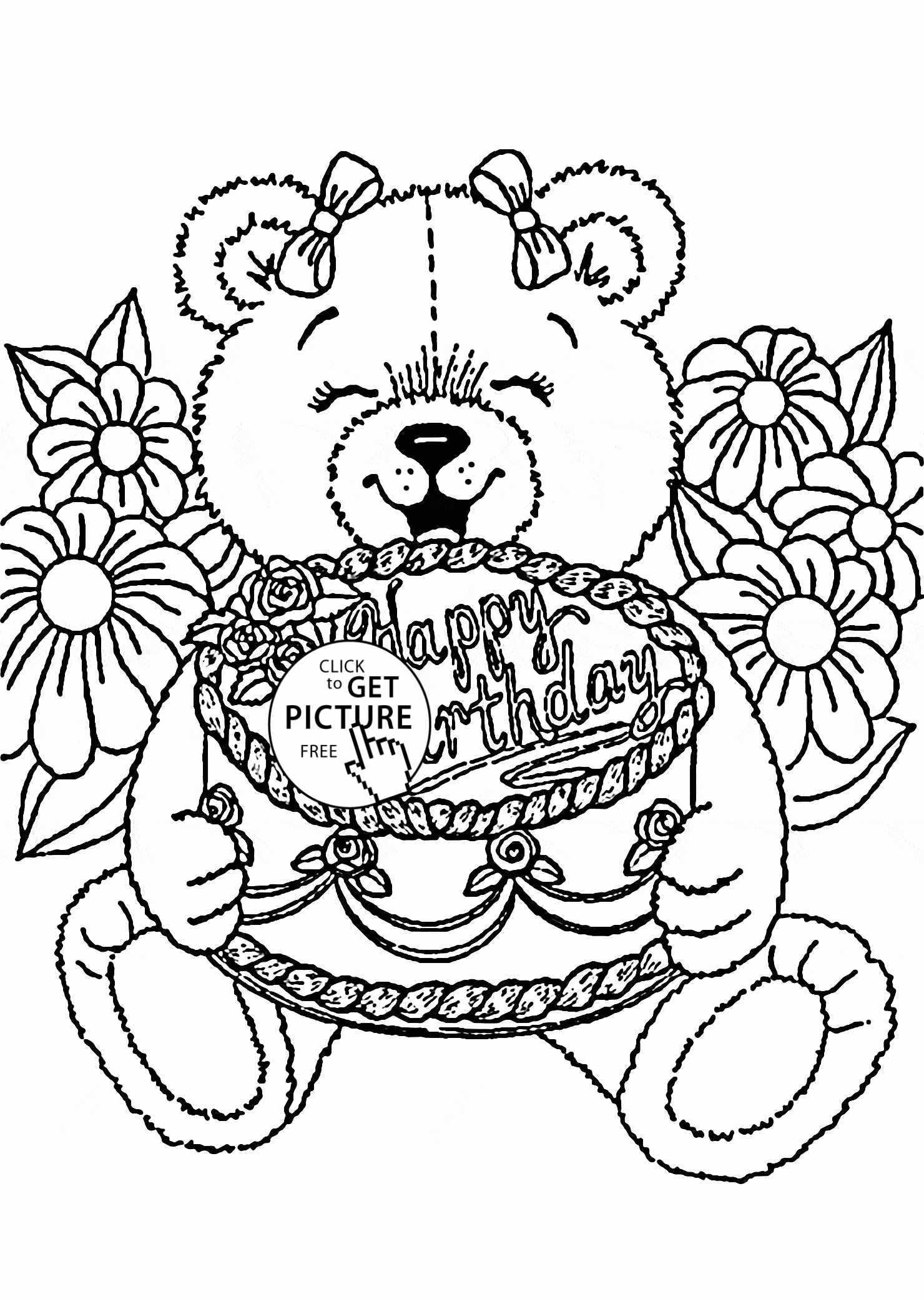 Teddy Bear Line Drawing at GetDrawings.com | Free for personal use
