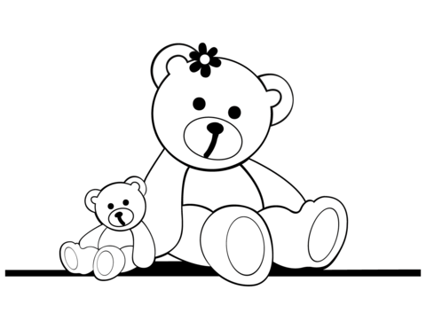 480x371 Teddy Bear Coloring Pages Free Coloring Pages