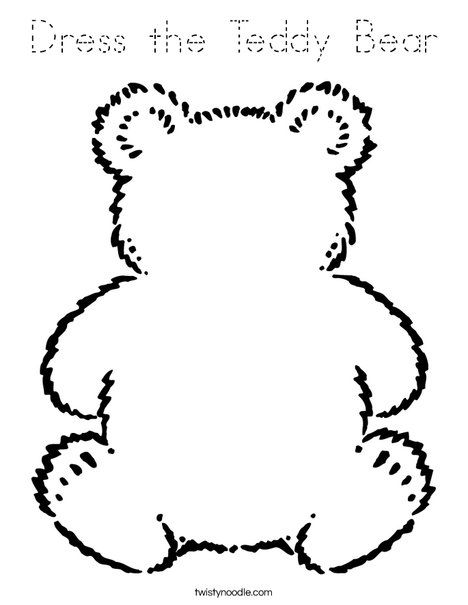 468x605 The Best Teddy Bear Outline Ideas On Teddy Bear