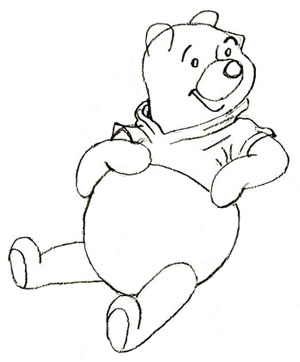 300x362 How To Draw Winnie The Pooh