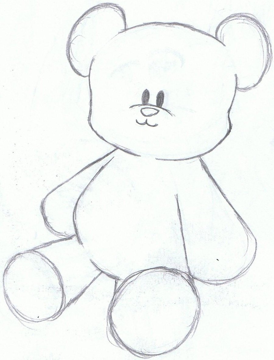 900x1183 Teddy Bear Drawing Tumblr