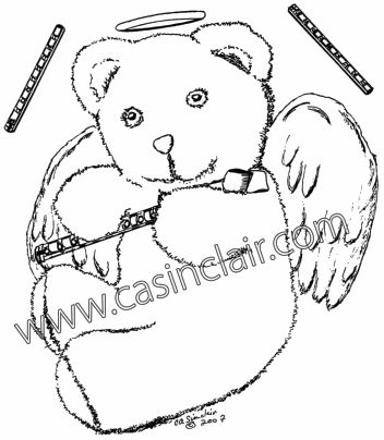 352x404 Teddy Bear And Flute Teddy Bear Art Bears That You Love
