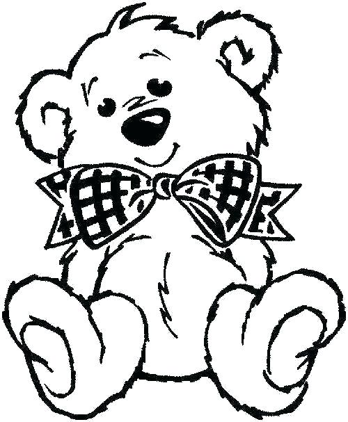 500x607 Teddy Bears Coloring Pages Teddy Bear Coloring Pages