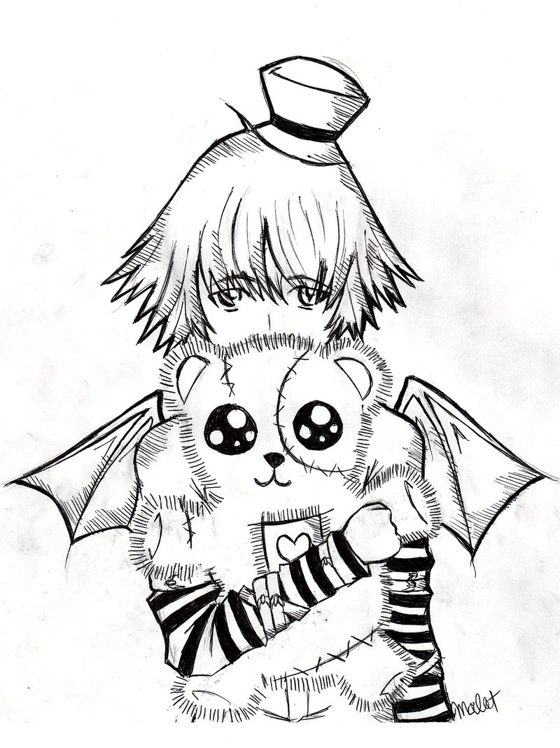 800x1067 Emo Teddy Bears By Twilightwatanabe