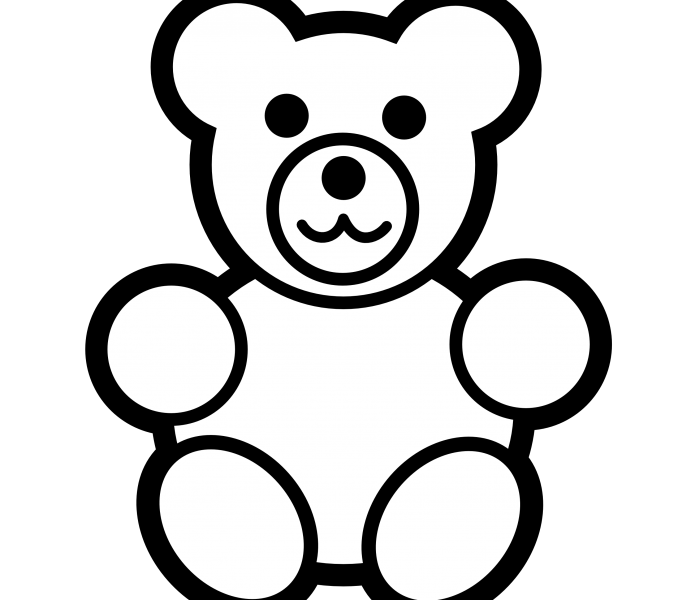 678x600 How To Draw A Cartoon Teddy Bear Kids Coloring