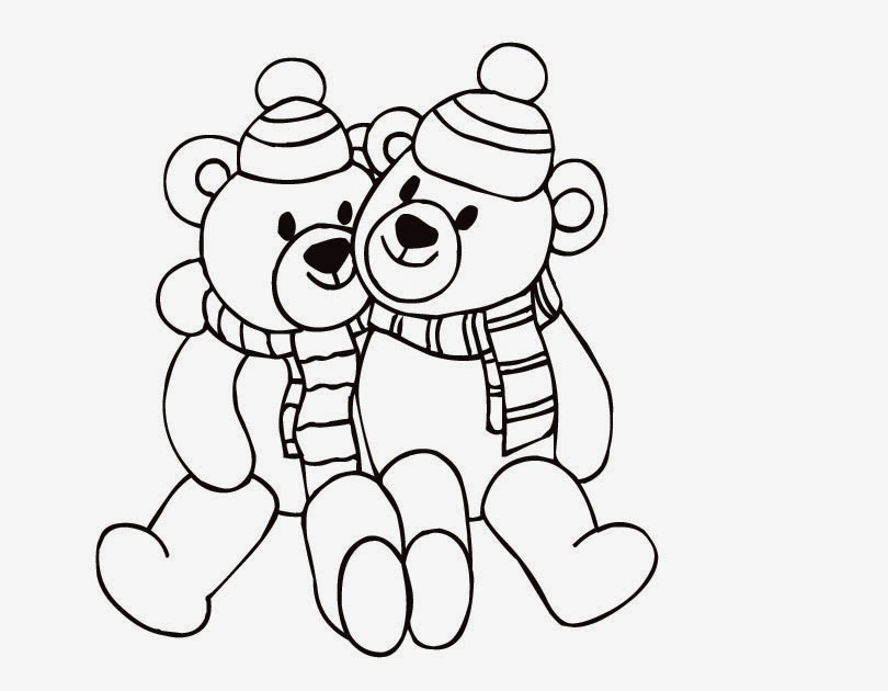 810x630 Colours Drawing Wallpaper Best Amp Beautiful Copule Teddy Bear