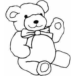 300x300 Teddy Bear Coloring Sheets4 231x300 Valentine Teddy Bear Coloring