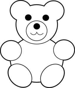 255x299 Xmas Bear Silhouette Pattern Free Printable Teddy Bear Clip Art