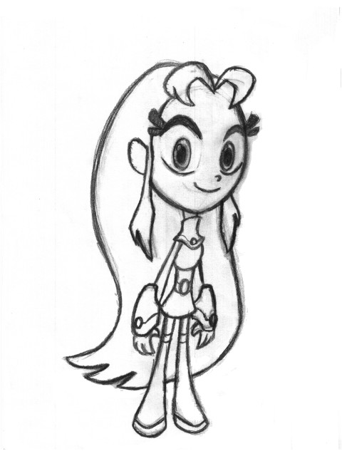 480x640 Starfire Teen Titans Go Version By C4m234