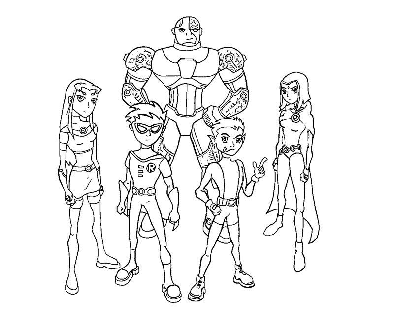 Teen Titan Drawing at GetDrawings | Free download