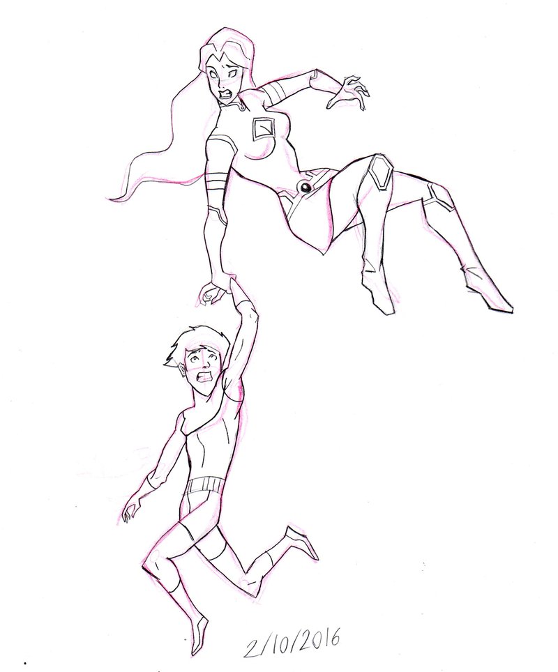 800x964 Justice League Vs Teen Titans The Catch By Budtheartguy