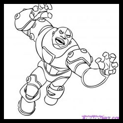 250x250 How To Draw Teen Titans Cartoon Characters Drawing Tutorials