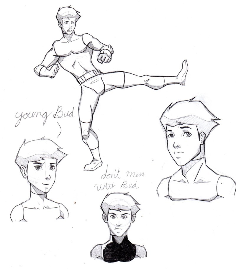 800x919 Justice League Vs Teen Titans Bud By Budtheartguy