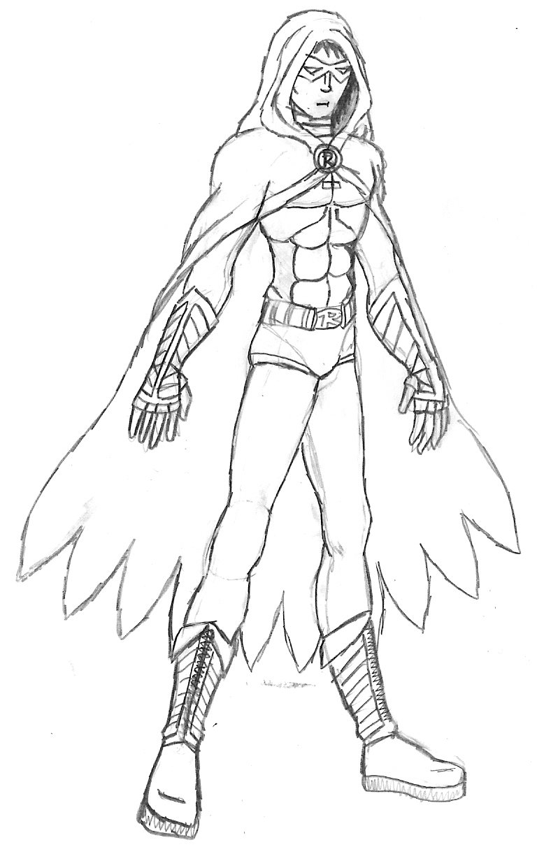 768x1232 Teen Titans Robin By Valor1387