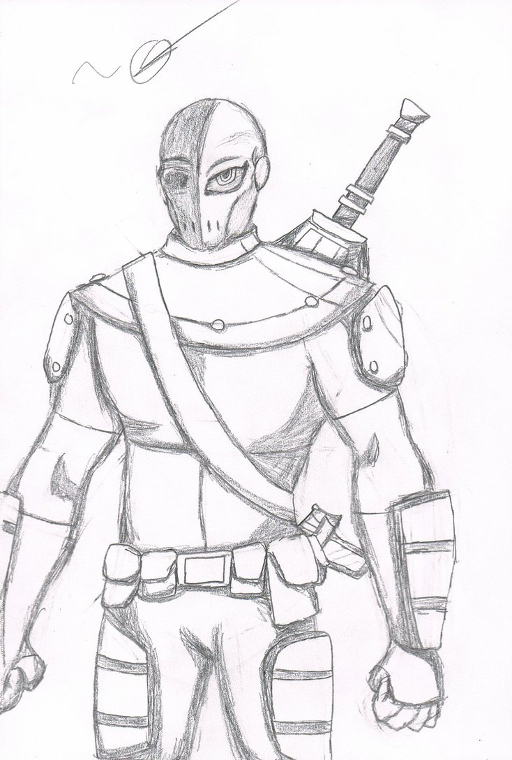 734x1088 Deathstroke (Teen Titans) By Mastersnake820