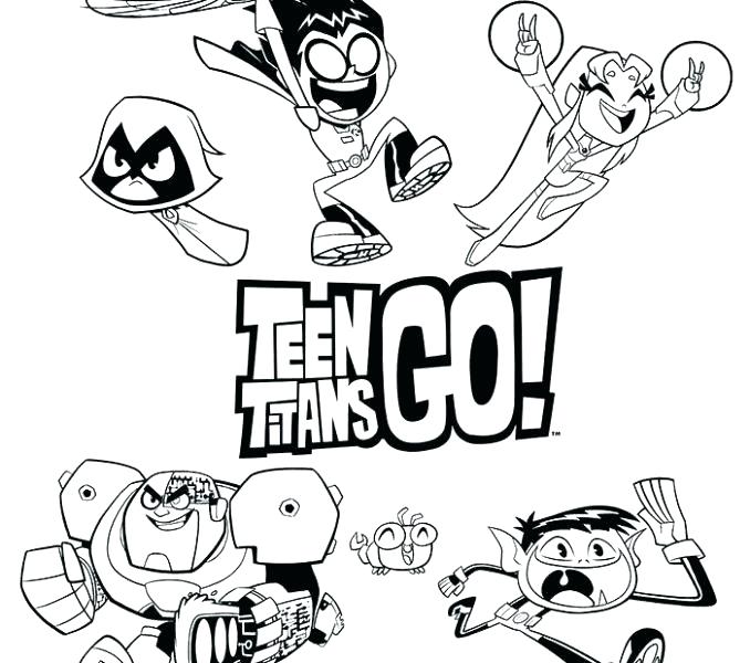 678x600 Teen Titans Color Pages Teen Titans Go Color Pages Printable Teen