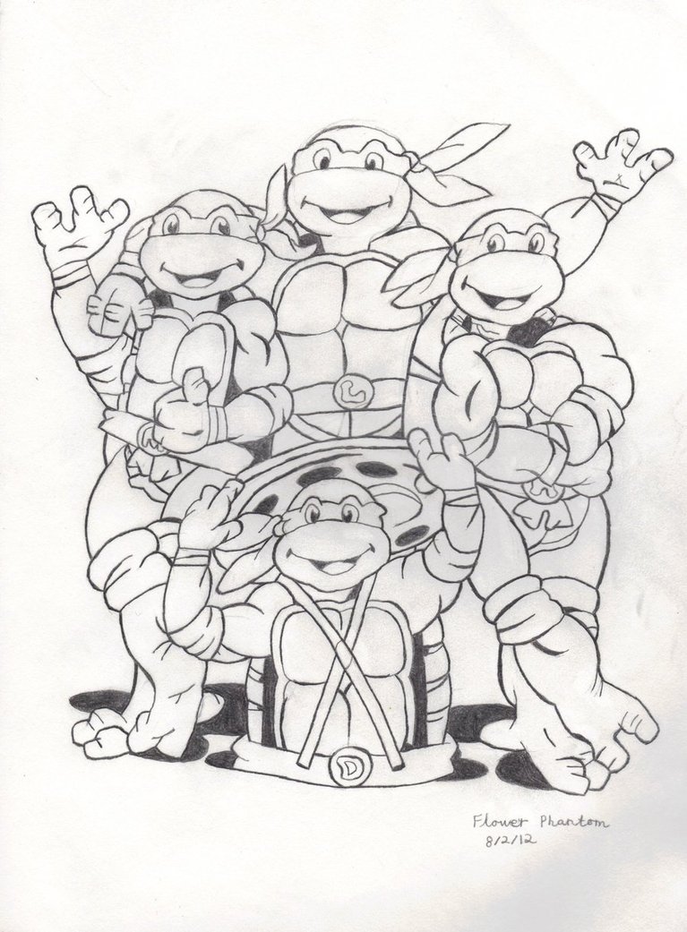 Teenage Mutant Ninja Turtles Drawing