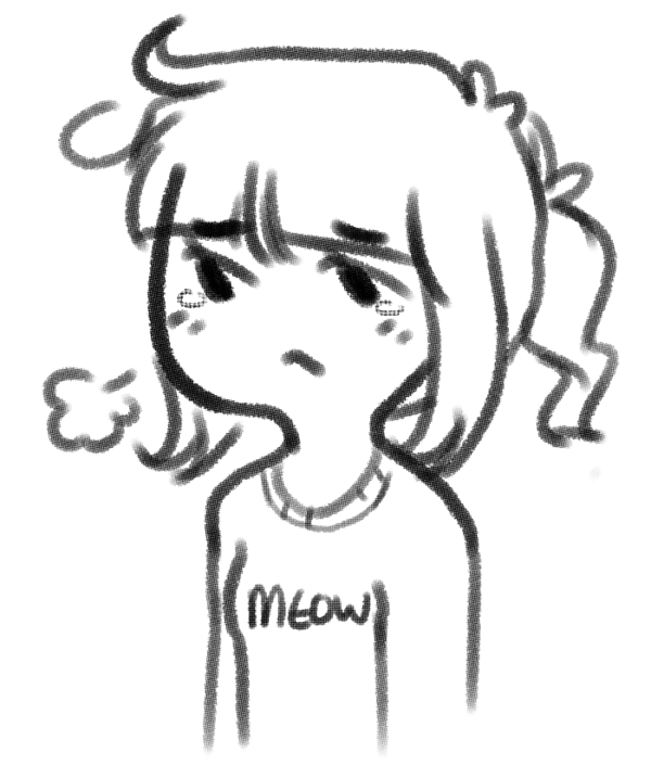 600x717 Emotionally Sad And Tired Teenager By Catbae