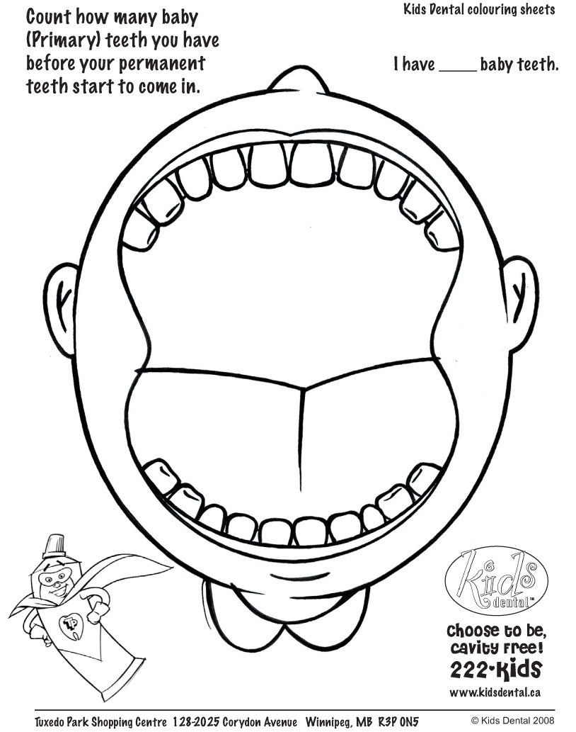 Printable Mouth With Teeth